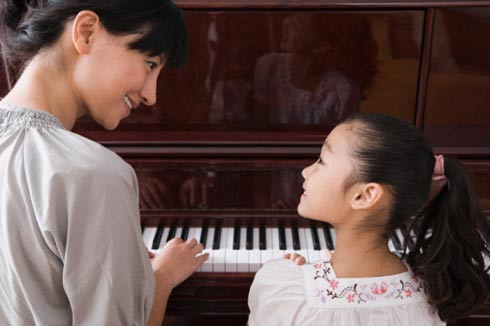 học piano